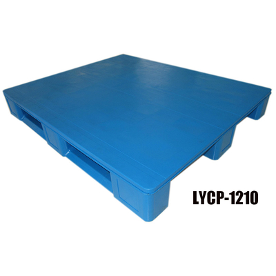 สีฟ้า LLDPE HDPE วัสดุทำรังพาเลทพลาสติกแบบแบน Customized