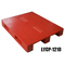 พาเลทพลาสติก Hdpe Red Flat Top SGS Steel Reinforced พาเลทพลาสติก