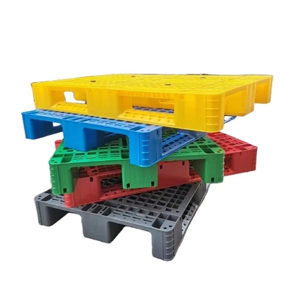 1200X1000X150mm LYCW-1210C พาเลทพลาสติกสีน้ำเงินพร้อมเหล็กเส้น