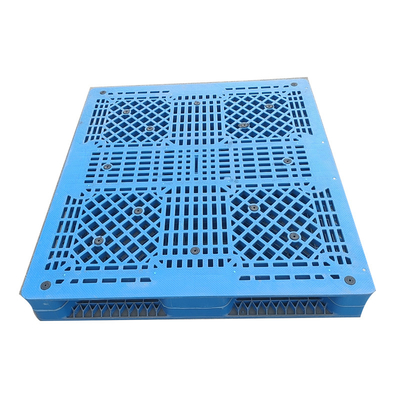 ทางเข้า HDPE สี่ทางขนาดใหญ่ สองด้าน พาเลทพลาสติกยูโร วางซ้อนกันได้