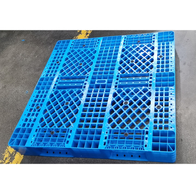พาเลทพลาสติก HDPE ขนาดใหญ่สำหรับงานหนักสองด้านแบบยูโรวางซ้อนกันได้