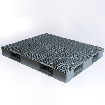 พาเลทพลาสติกสองหน้า 1400*1200 รีไซเคิลได้สำหรับพาเลทสินค้าโลจิสติกส์คลังสินค้าคุณภาพสูง