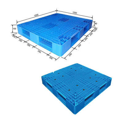 พาเลทพลาสติก HDPE ขนาด 1200 x 1200 มม. สำหรับงานหนักขนาดมาตรฐานยูโรในประเทศจีน